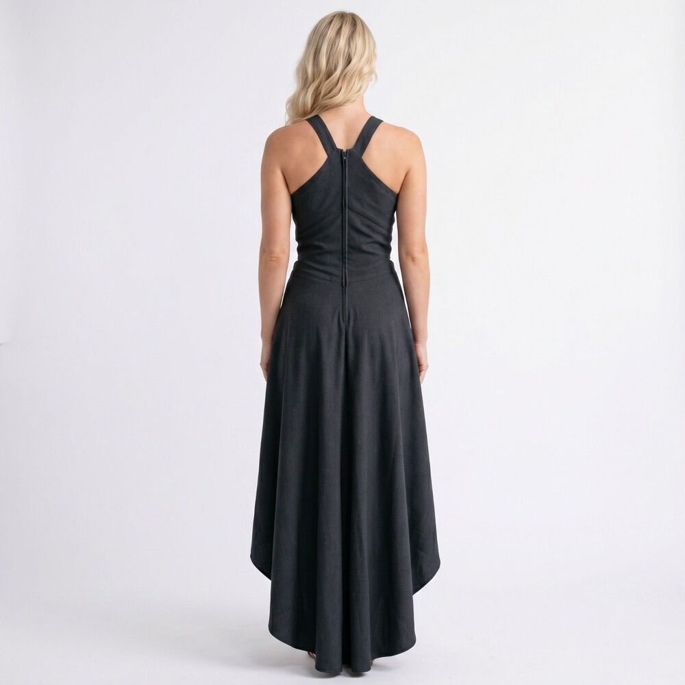 Speechless Formal Prom Dress Size 11 Black High Low Cut Out Waist Rhinestones - Picture 2 of 8